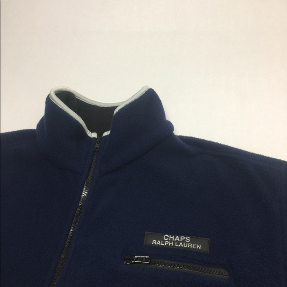 Sold❌90s Ralph Lauren fleece jacket L Chaps - Picture 4 of 8